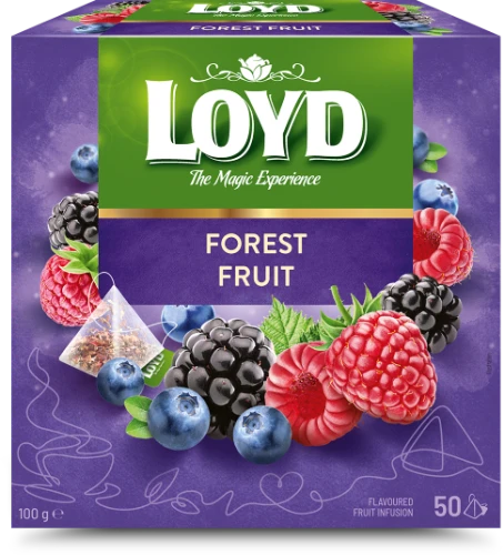 LOYD miško uogų arbata, pakuotės priekis
