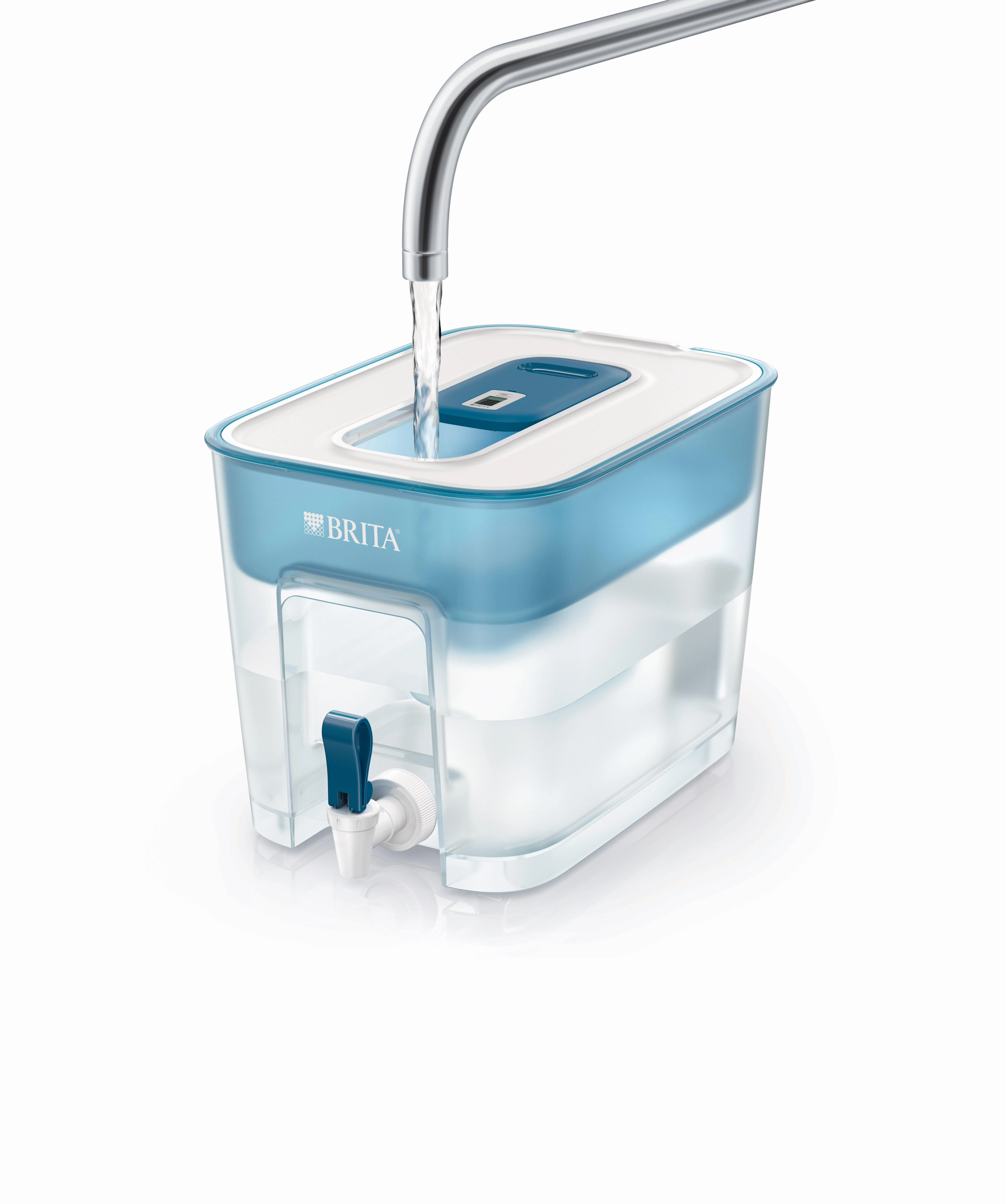 Vandens filtras-talpa BRITA FLOW, 8,2L, mėlynos spalvos
