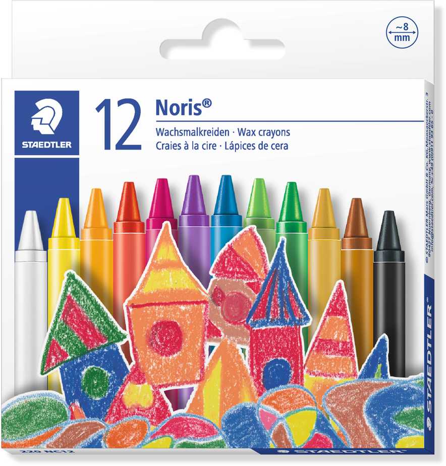 Vaškinės kreidelės STAEDTLER NORIS CLUB