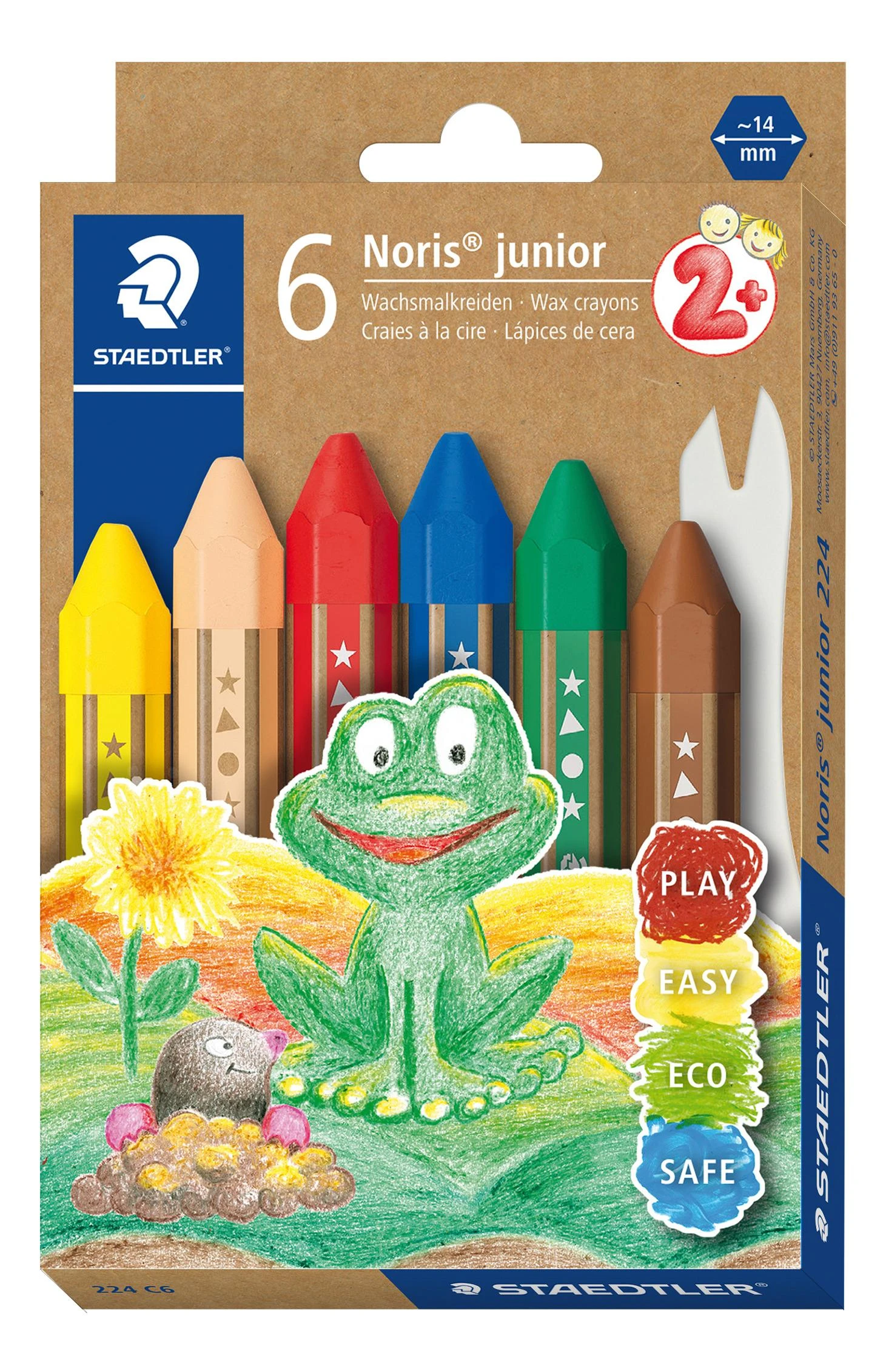 Staedtler Noris Junior kreidelės pakuotė