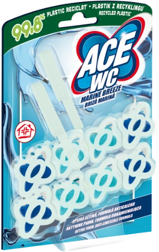 WC tualeto gaiviklis-valiklis ACE, Marine breeze, 2 vnt x 48 g