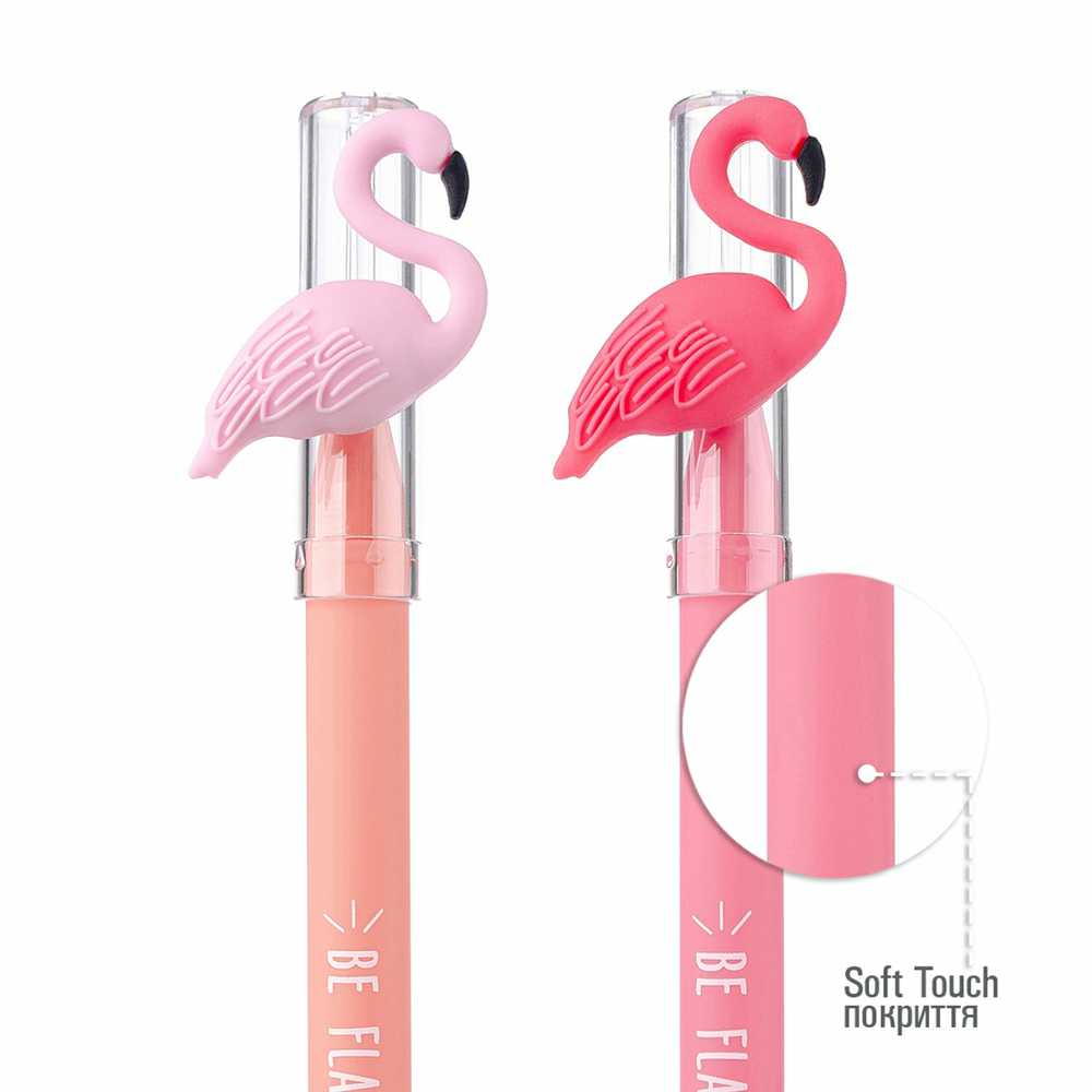 YES Aliejinis rašiklis YECaribbean flamingo 0,7mm, mėlynas