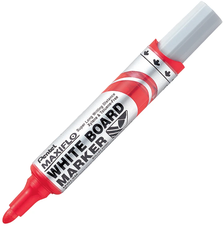 Žymeklis baltai lentai PENTEL MAXIFLO, 6,0mm. raudona