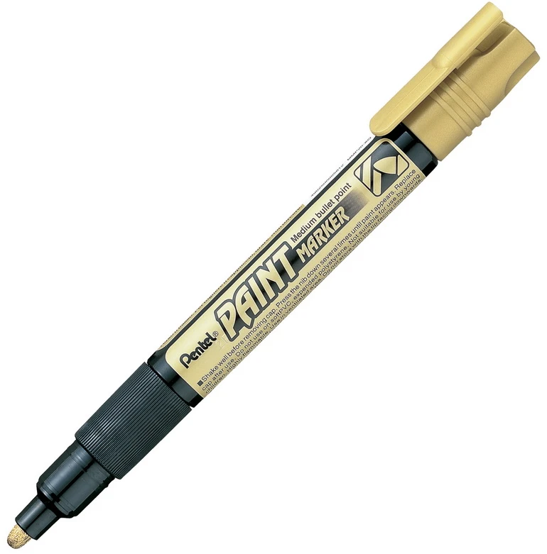 Žymeklis PENTEL PAINT MARKER, 4,0 mm., aukso