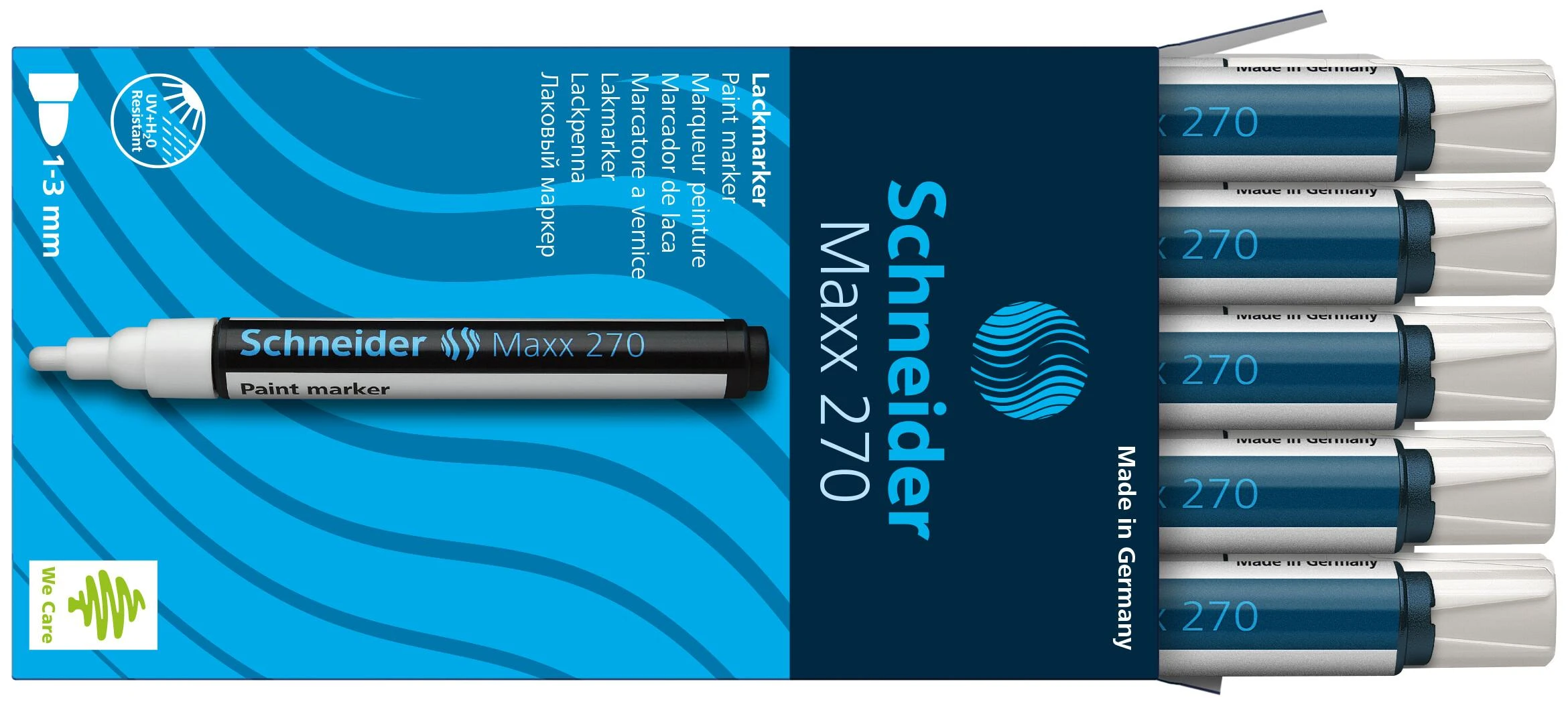 Žymeklis SCHNEIDER PAINT MARKER 270 1-3mm. balta