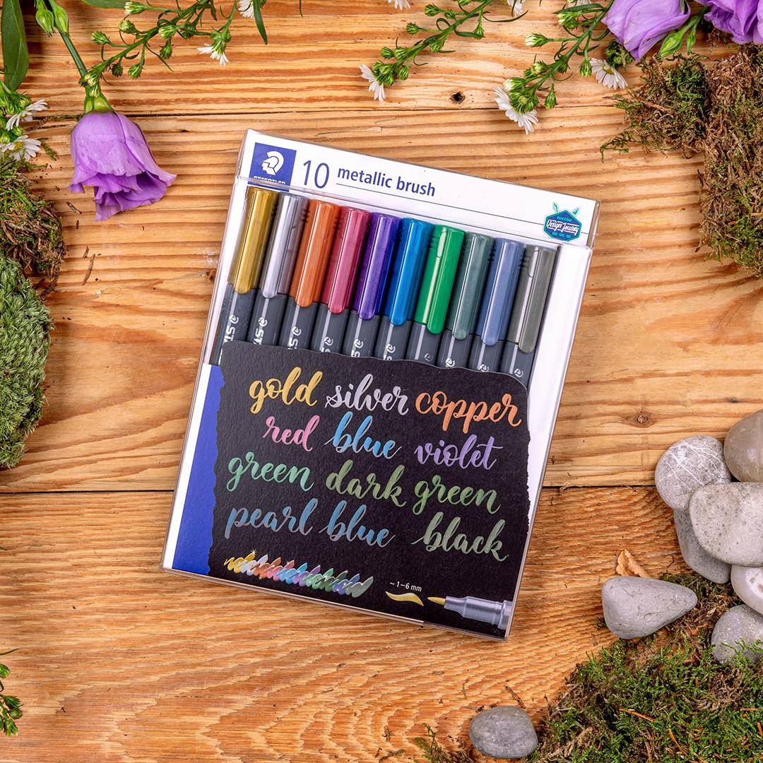 Žymeklių rinkinys STAEDTLER Metallic , 10 vnt.