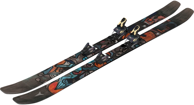 ATOMIC BENT 100 + STR 12 GW slidės su apkaustais Bent Chetler (Dydis: 165cm)