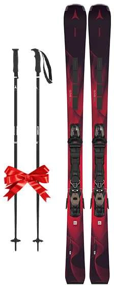 ATOMIC CLOUD Q12 REVOSHOCK C + M10 GW moteriškos all mountain slidės su apkaustais (Dydis: 159cm)