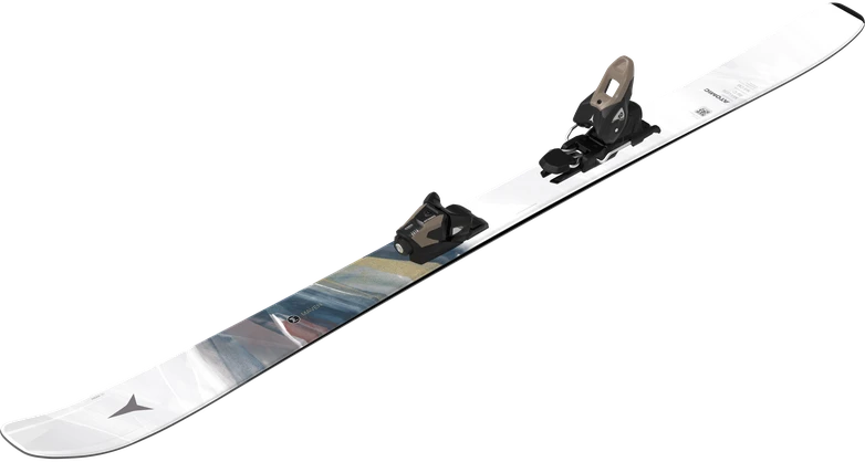 ATOMIC MAVEN 86 C + STAGE 10 GW moteriškos all mountain slidės su apkaustais (Dydis: 159cm)