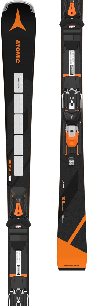 ATOMIC REDSTER Q9 REVOSHOCK S + I 12 GW sportinės slidės su apkaustais (Dydis: 160cm)