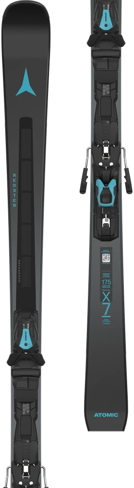 ATOMIC REDSTER X7 REVOSHOCK C + MI 12 GW trasų slidės su apkaustais (Dydis: 161cm)