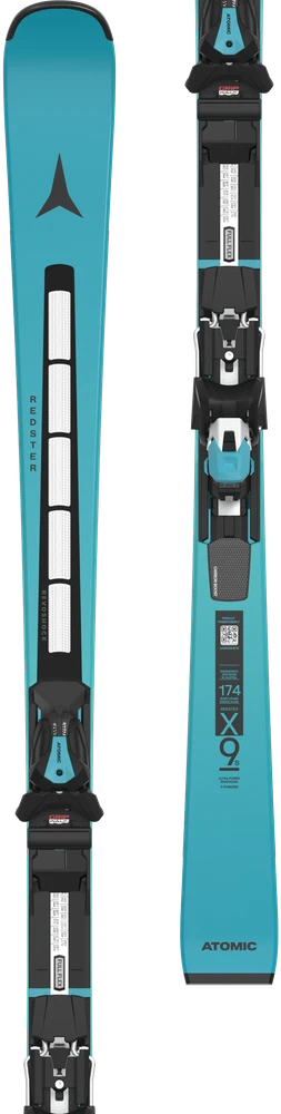 ATOMIC REDSTER X9S REVOSHOCK S + I 12 GW sportinės trasų slidės su apkaustais (Dydis: 174cm)