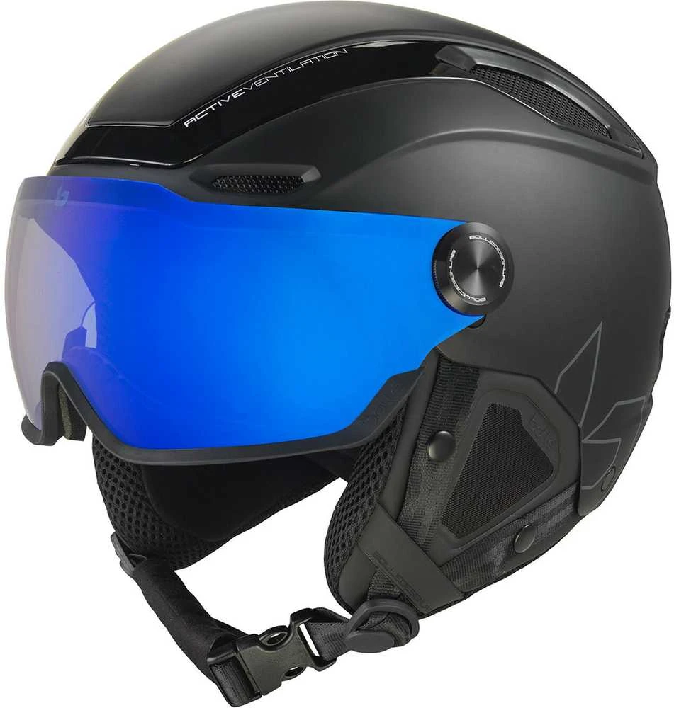 BOLLE V-LINE Juodas Matte slidinėjimo šalmas (Dydis: 59-62cm)