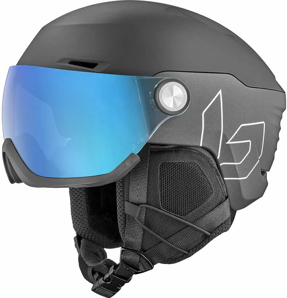 BOLLE V-RYFT PURE Juodas Coal Matte slidinėjimo šalmas (Dydis: 55-59cm)