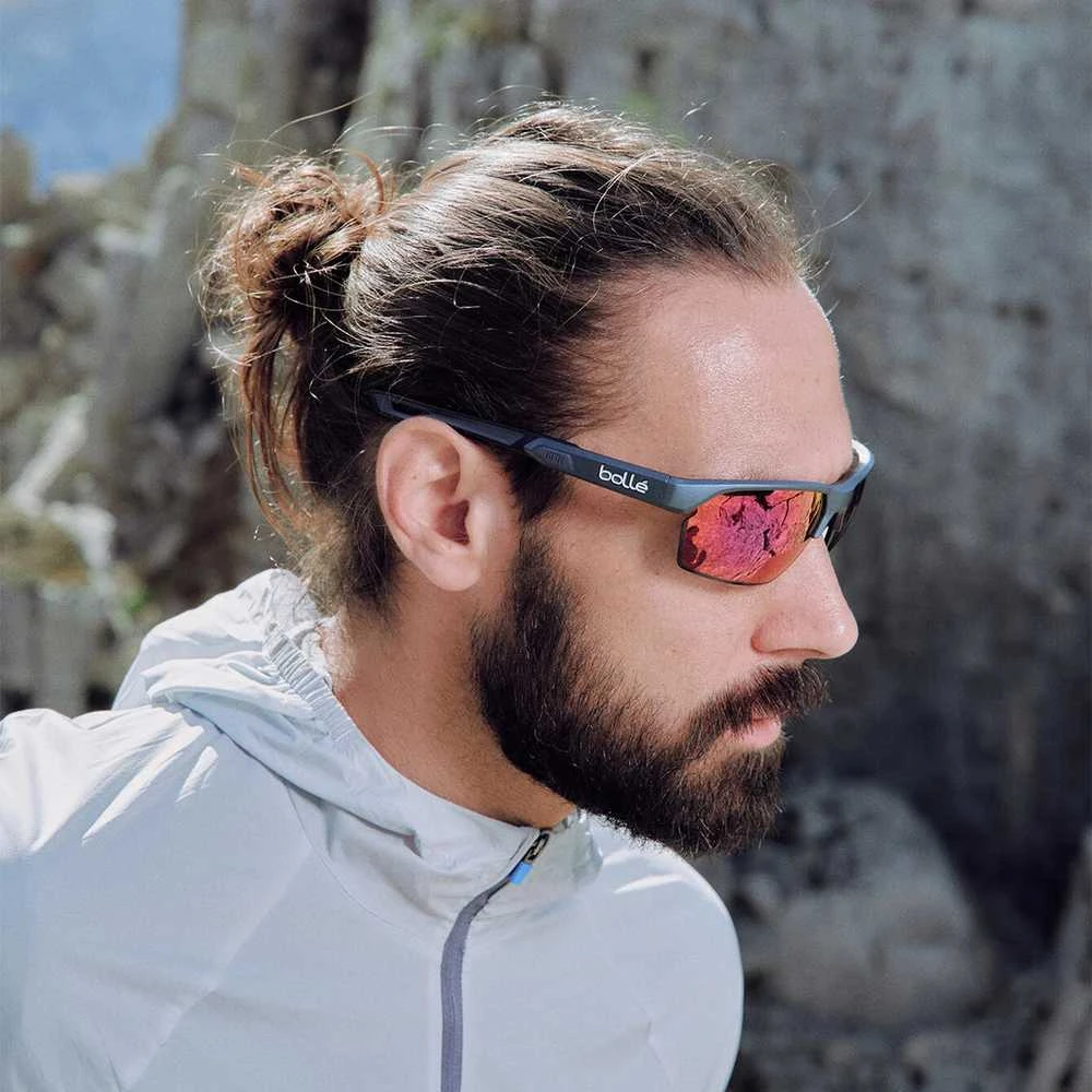 BOLLE VICTUS PRO Steel Mėlyna Metallic/Phantom Clear Lava Photochromic saulės akiniai