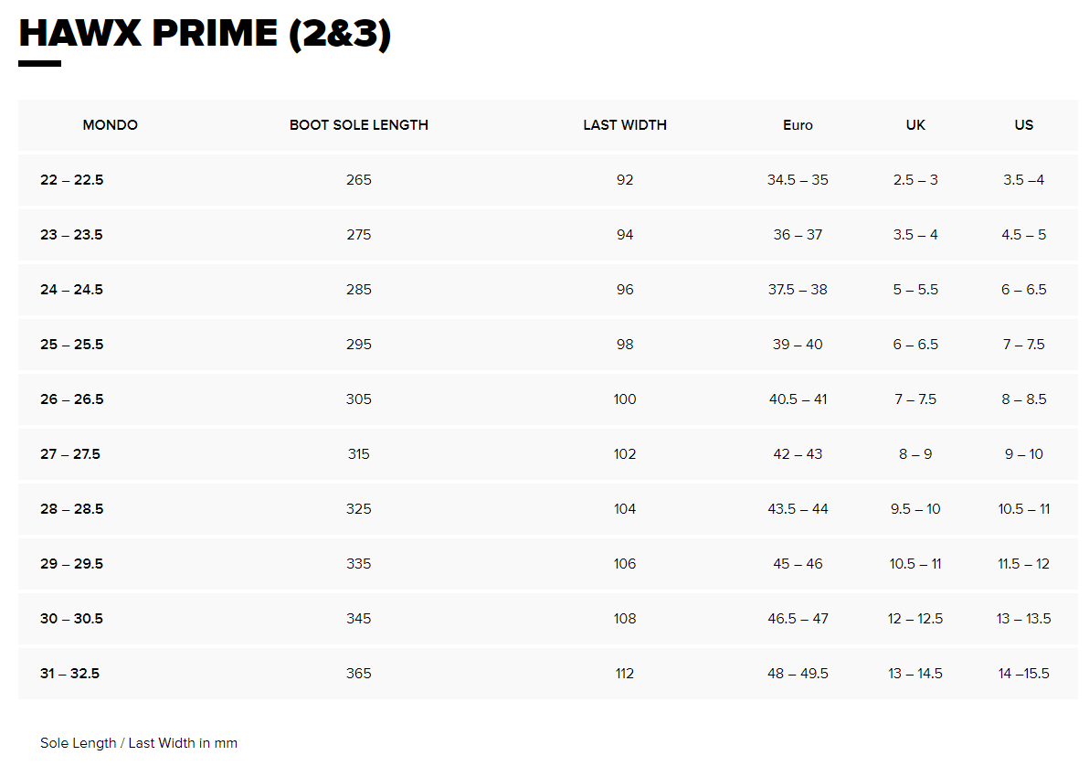 ATOMIC HAWX PRIME 100 BOA GW slidinėjimo batai (Dydis: 31.0/31.5) aprašymas - Prekės nuotrauka