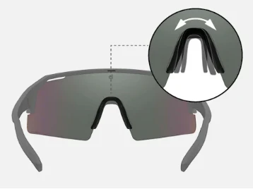 BOLLE BOLT 2.0 Creator Teal Metallic Volt+ Ruby Polarized sportiniai saulės akiniai aprašymas - Prekės nuotrauka