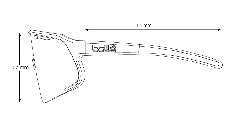 BOLLE SPEEDCHASER Astro Rožinė Crystal/Volt Ruby saulės akiniai aprašymas - Prekės nuotrauka