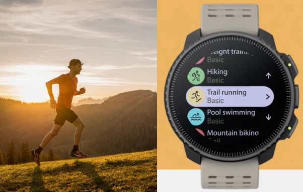 Išmanusis laikrodis šmanusis laikrodis Suunto Vertical Solar, Juodos spalvos korpusas su oranžinės spalvos dirželiu aprašymas - Prekės nuotrauka
