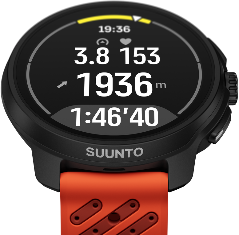 Išmanusis laikrodis SUUNTO RACE 2 CORAL Oranžinis sportinis laikrodis