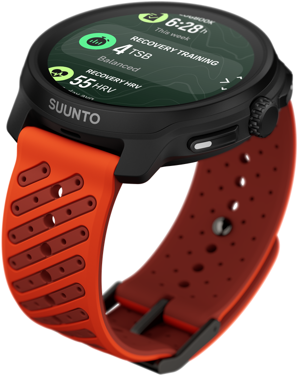 Išmanusis laikrodis SUUNTO RACE 2 CORAL Oranžinis sportinis laikrodis