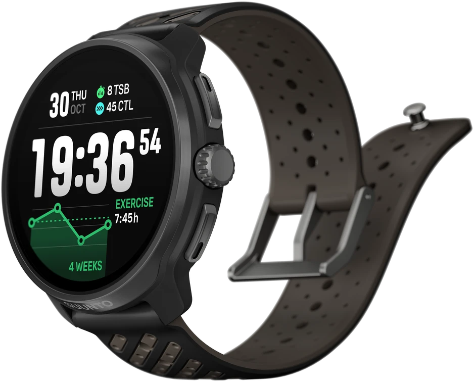 Išmanusis laikrodis SUUNTO RACE 2 TITANIUM Juodas sportinis laikrodis