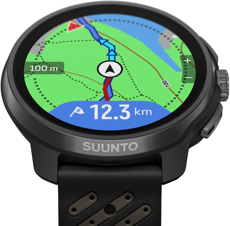Išmanusis laikrodis SUUNTO RACE 2 TITANIUM Juodas sportinis laikrodis