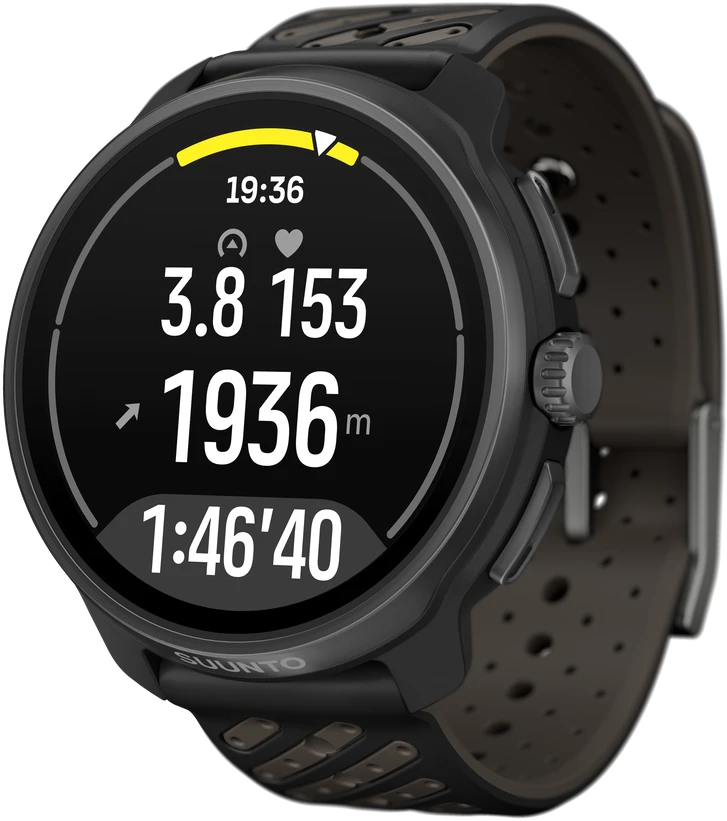 Išmanusis laikrodis SUUNTO RACE 2 TITANIUM Juodas sportinis laikrodis