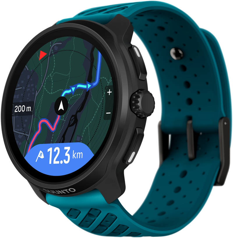 Išmanusis laikrodis SUUNTO RACE 2 WAVE Mėlynas sportinis laikrodis