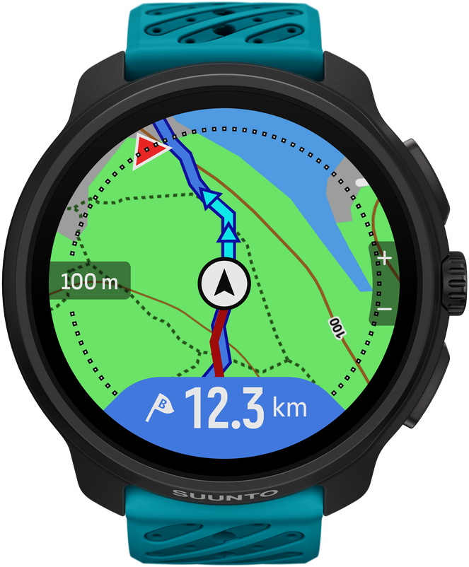 Išmanusis laikrodis SUUNTO RACE 2 WAVE Mėlynas sportinis laikrodis