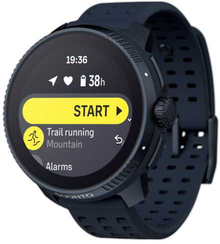 šmanusis laikrodis Suunto Race, Juodos spalvos
