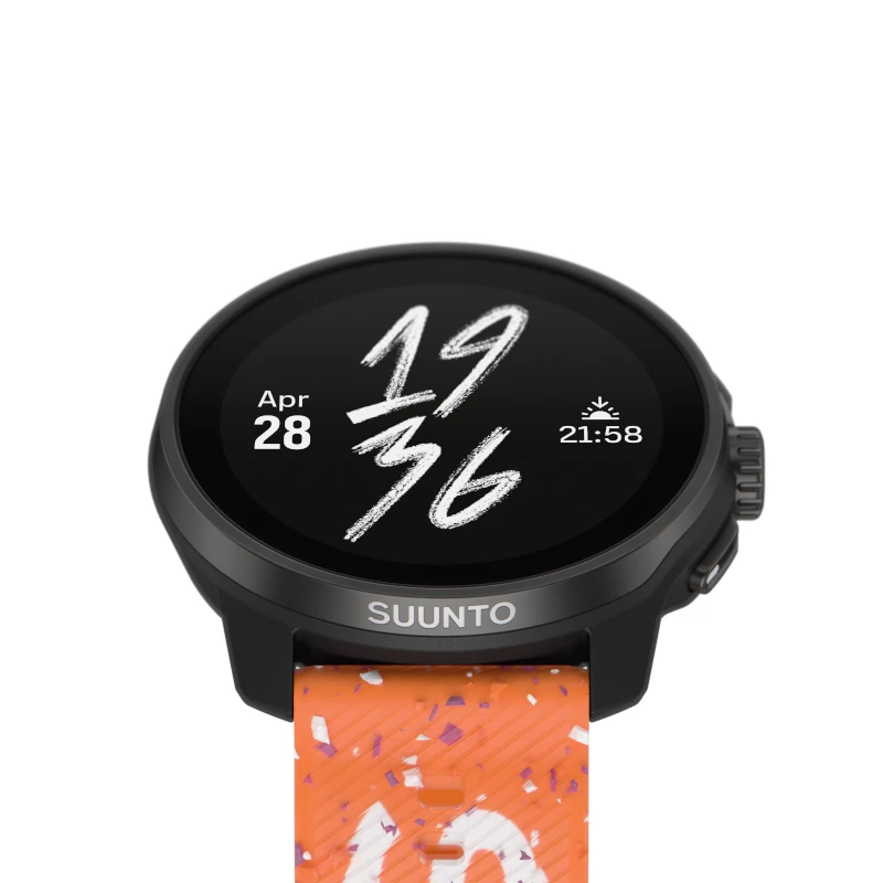 Išmanusis laikrodis SUUNTO RACE S POWDER Oranžinis sportinis laikrodis