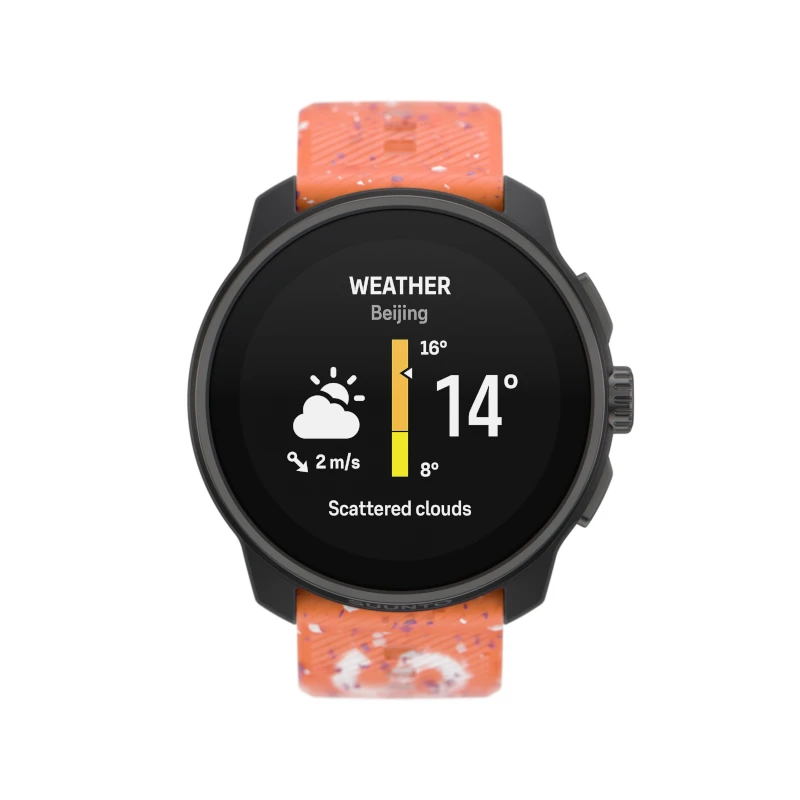 Išmanusis laikrodis SUUNTO RACE S POWDER Oranžinis sportinis laikrodis