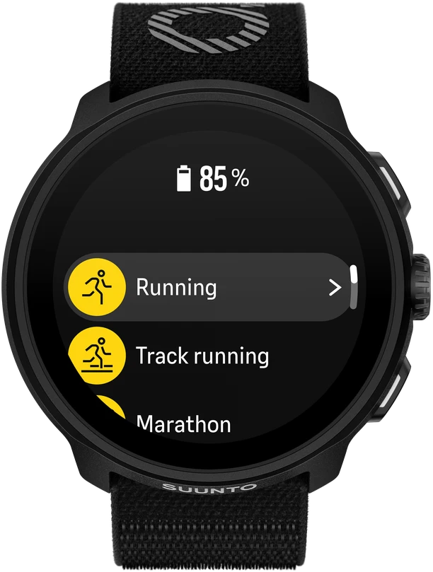 Išmanusis laikrodis SUUNTO RUN ALL Juodas sportinis laikrodis
