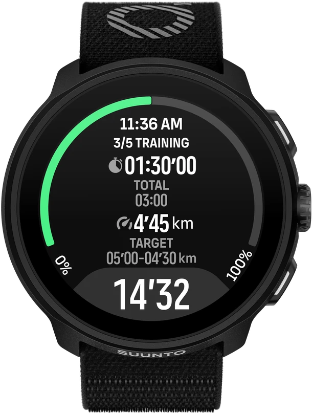 Išmanusis laikrodis SUUNTO RUN ALL Juodas sportinis laikrodis