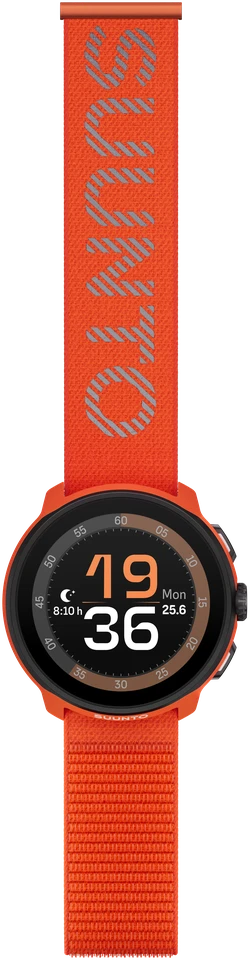 Išmanusis laikrodis SUUNTO RUN CORAL Oranžinis sportinis laikrodis