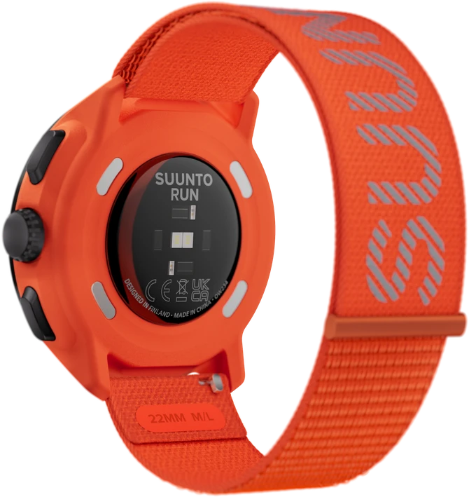 Išmanusis laikrodis SUUNTO RUN CORAL Oranžinis sportinis laikrodis