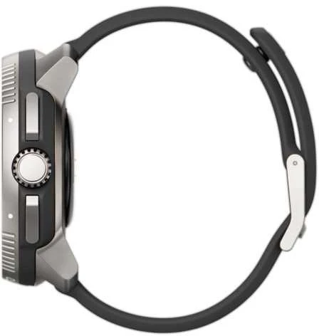 Išmanusis laikrodis Suunto Race Titanium Charcoal, Tamsiai pilkos spalvos korpusas su juodos spalvos dirželiu
