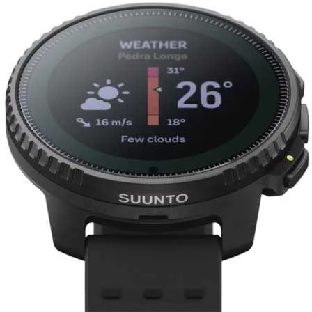 Išmanusis laikrodis Suunto Vertical Solar, Juodos spalvos korpusas su juodos spalvos dirželiu