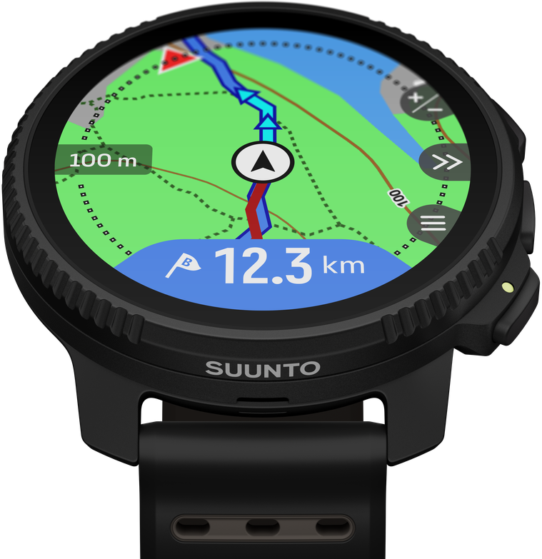 Išmanusis laikrodis SUUNTO VERTICAL 2 ALL Juodas sportinis laikrodis