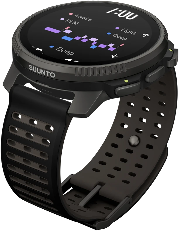 Išmanusis laikrodis SUUNTO VERTICAL 2 TITANIUM Juodas sportinis laikrodis