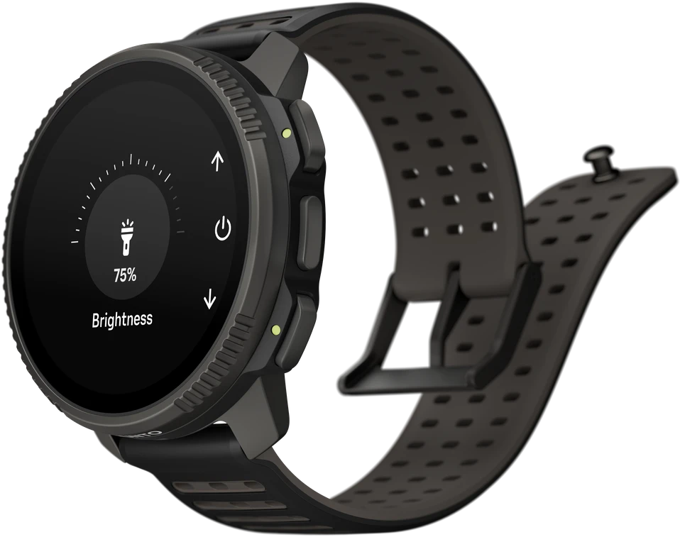 Išmanusis laikrodis SUUNTO VERTICAL 2 TITANIUM Juodas sportinis laikrodis