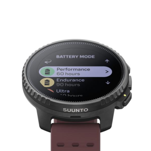 Išmanusis laikrodis Suunto Vertical, Juodos spalvos korpusas su bordo spalvos dirželiu
