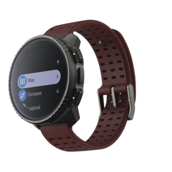 Išmanusis laikrodis Suunto Vertical, Juodos spalvos korpusas su bordo spalvos dirželiu