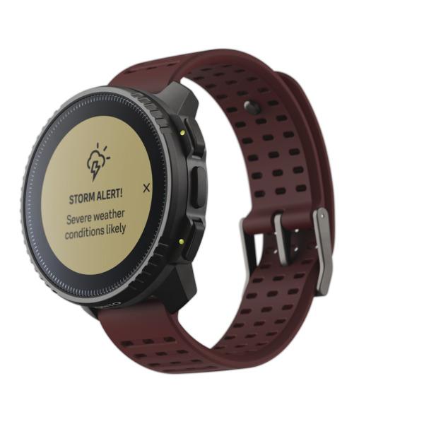 Išmanusis laikrodis Suunto Vertical, Juodos spalvos korpusas su bordo spalvos dirželiu