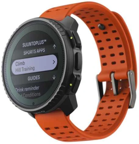 Išmanusis laikrodis šmanusis laikrodis Suunto Vertical Solar, Juodos spalvos korpusas su oranžinės spalvos dirželiu
