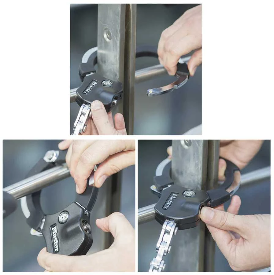 Masterlock MASTER LOCK Street Cuff Antrankių tipo spyna su raktu