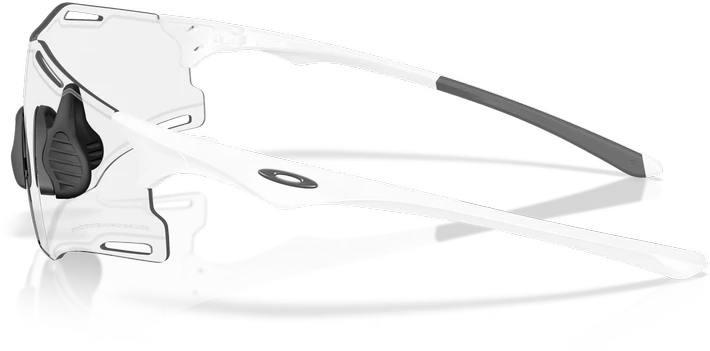 OAKLEY CYBR ZERO Matte Baltas/Clear Photochromic sportiniai akiniai
