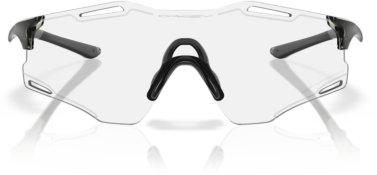 OAKLEY CYBR ZERO Polished Juodas/Clear Photochromic sportiniai akiniai