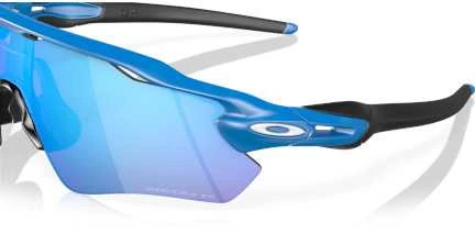Oakley Radar EV sportiniai akiniai, mėlynų lęšių šoninis vaizdas